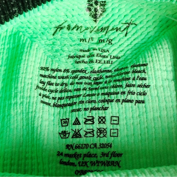 NWT Free People FP Movement Seamless Short in Fresh Cut Size Medium/Large (M/L) - Picture 12 of 14